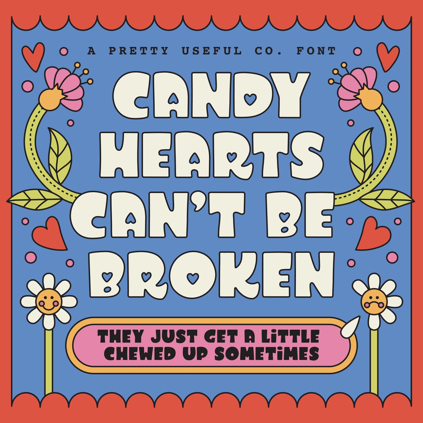 Candy Hearts Display Font