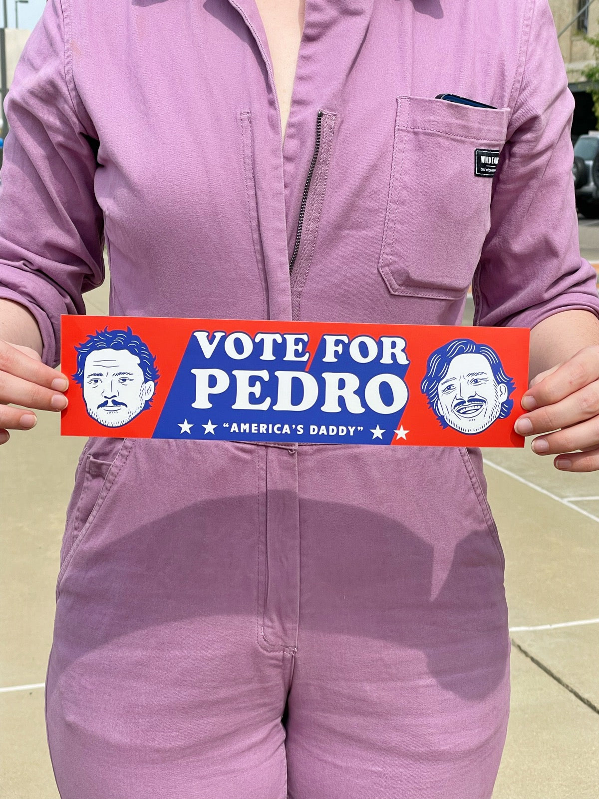 Vote for Pedro Bumper Sticker