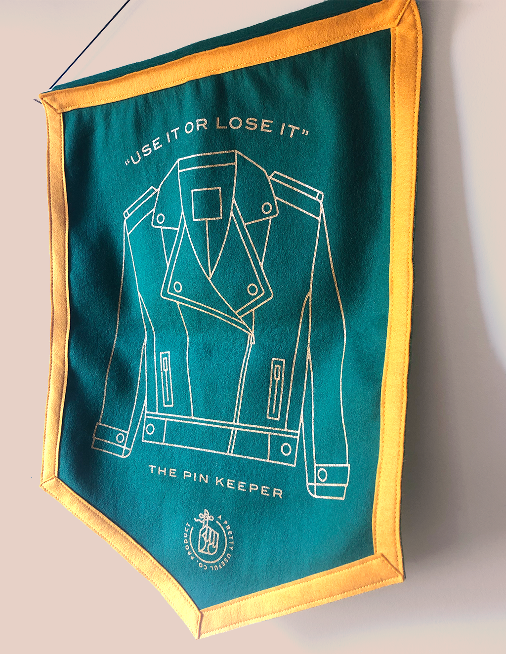 Pin Keeper: Leather Jacket