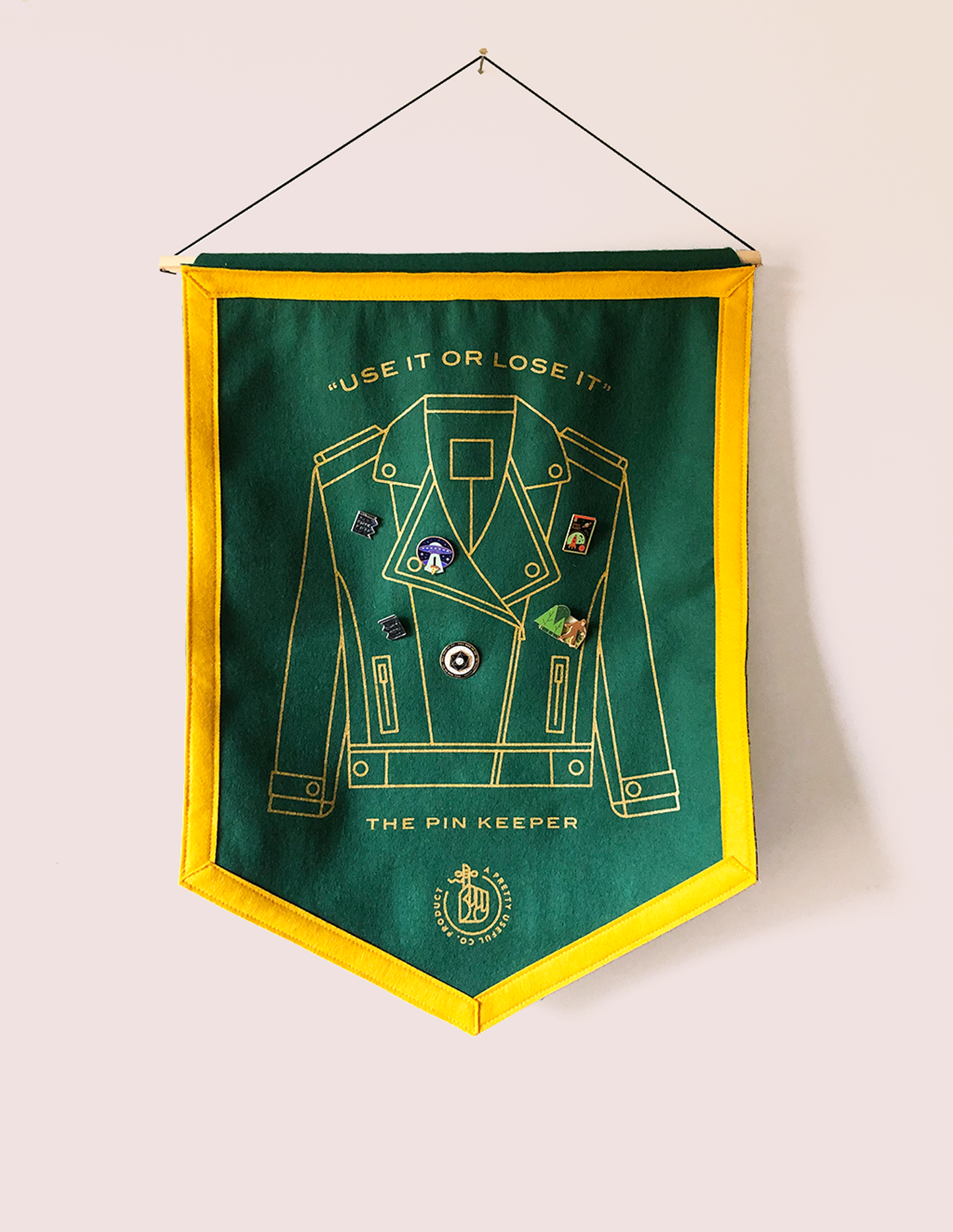 Pin Keeper: Leather Jacket