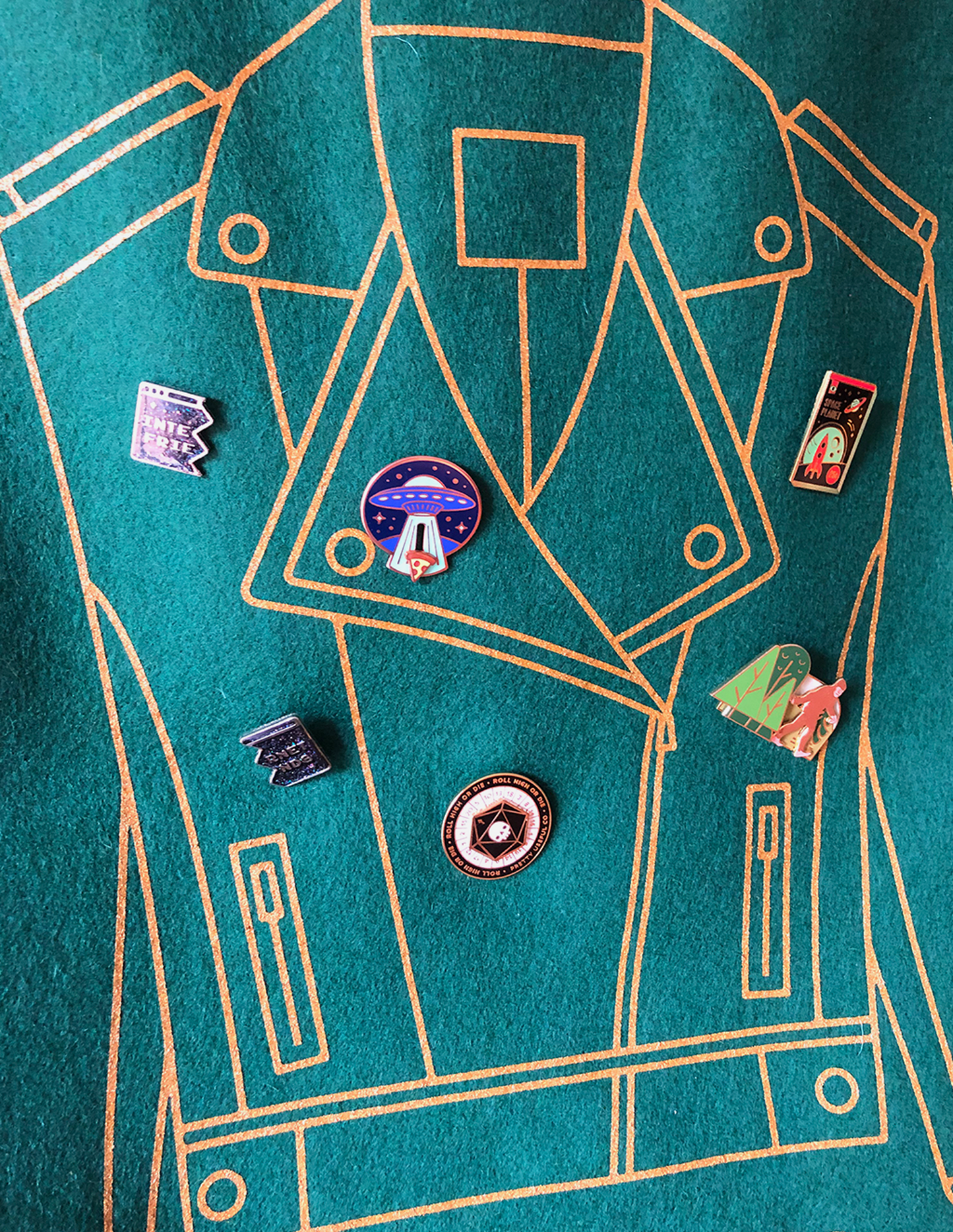 Pin Keeper: Leather Jacket
