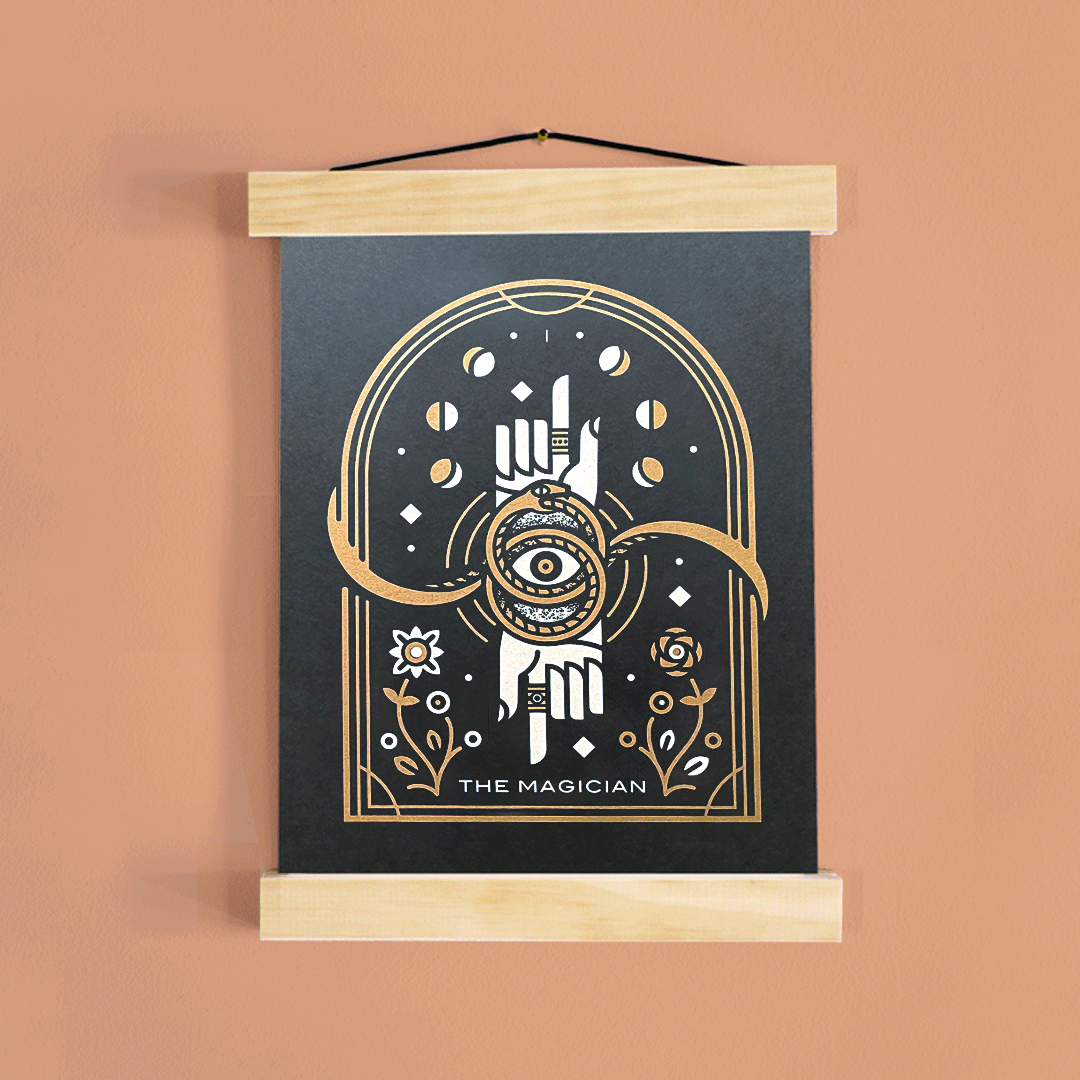 Magician Tarot Glow in the Dark Print