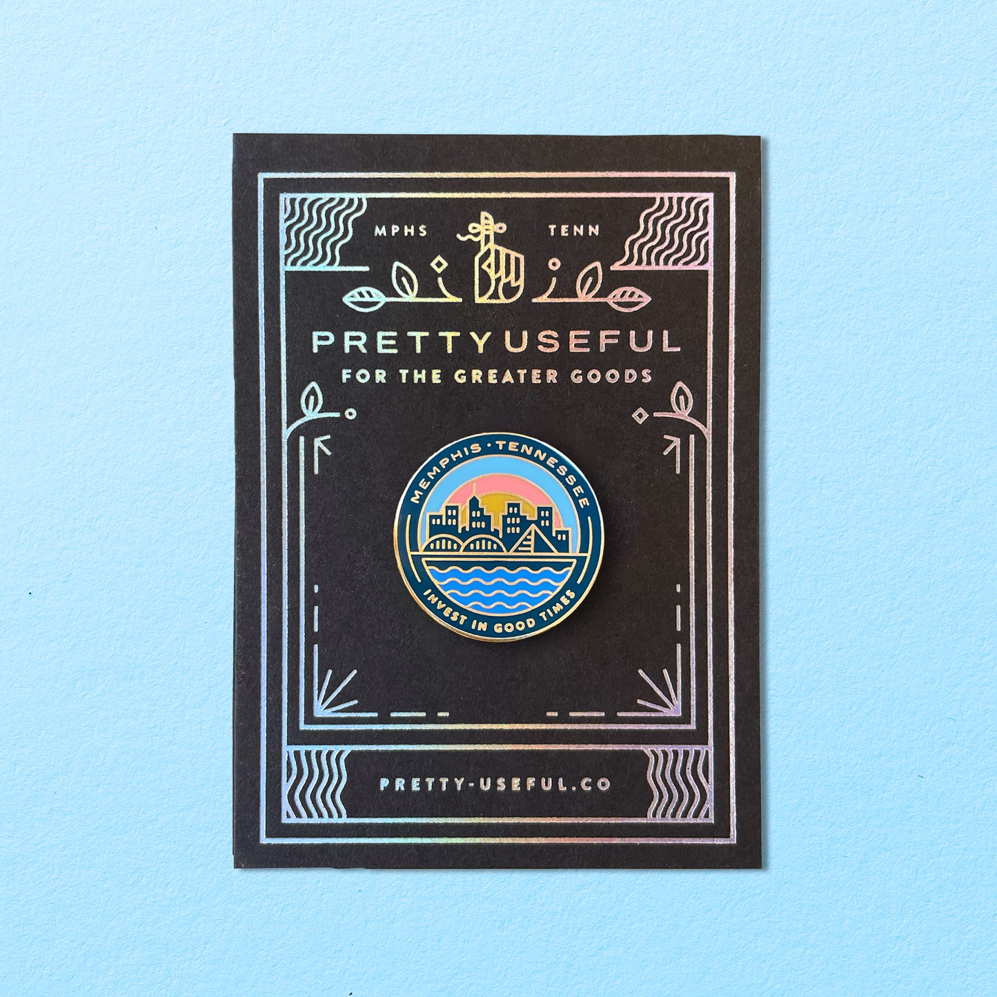 Memphis Seal Enamel Pin