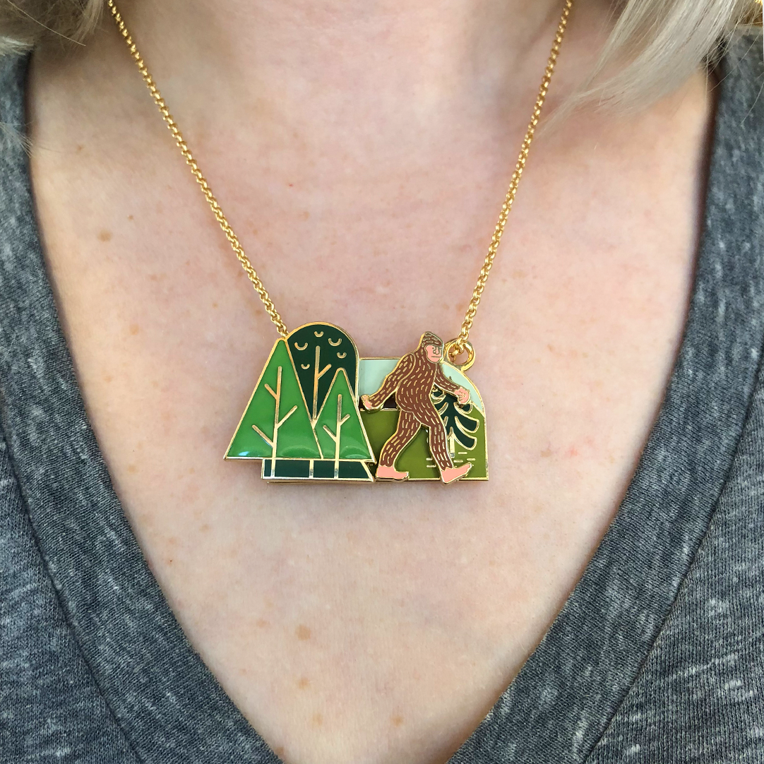 Sasquatch Slider Necklace