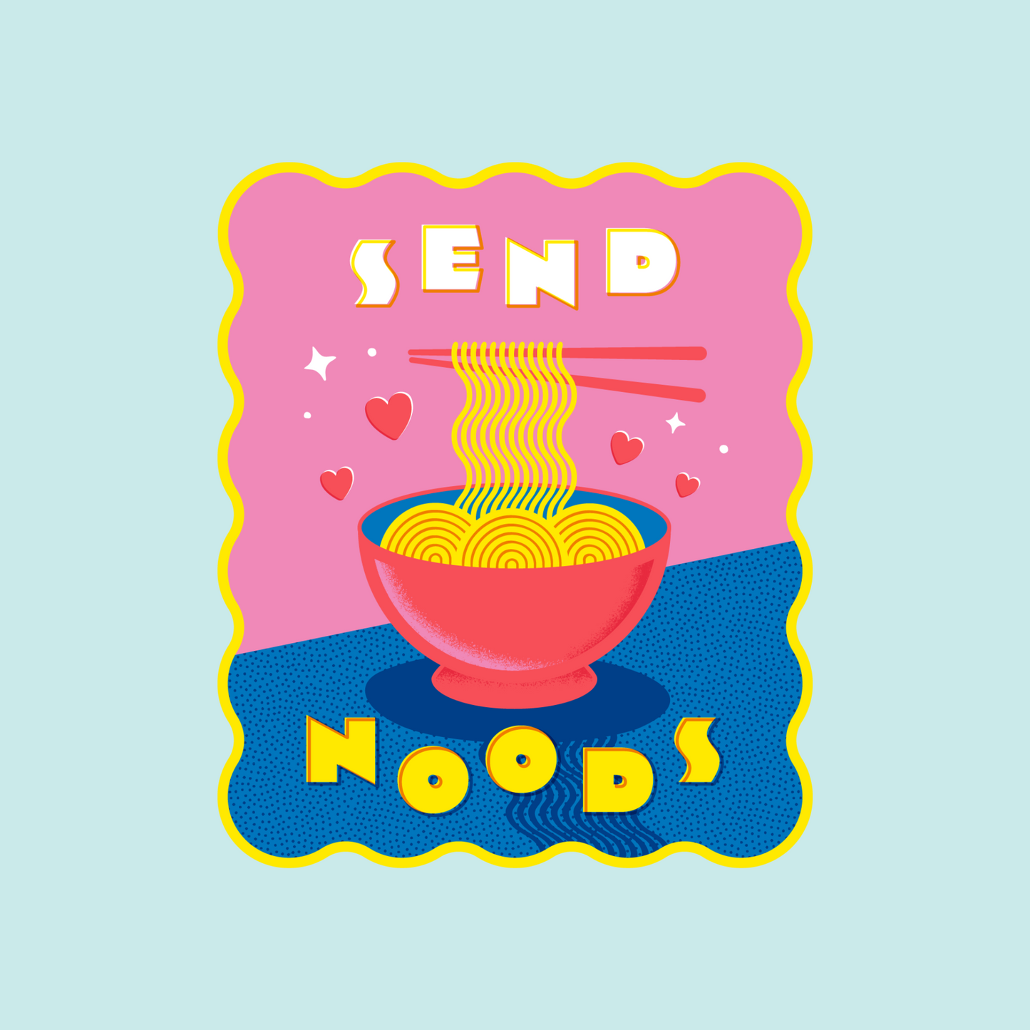 Send Noods Sticker