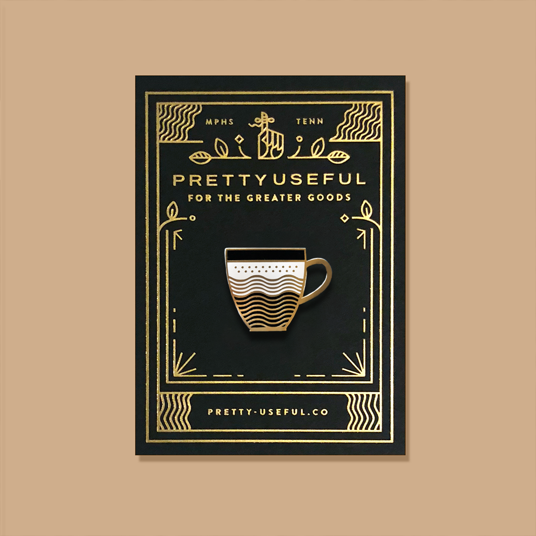Coffee Enamel Pin