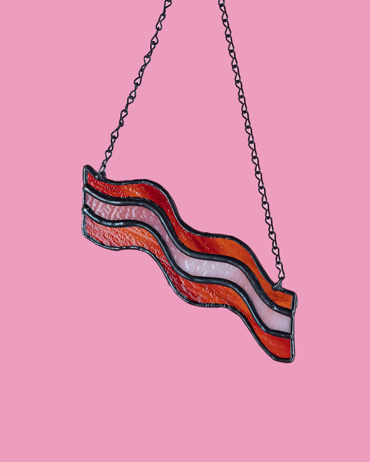 Stained Glass Bacon Strip