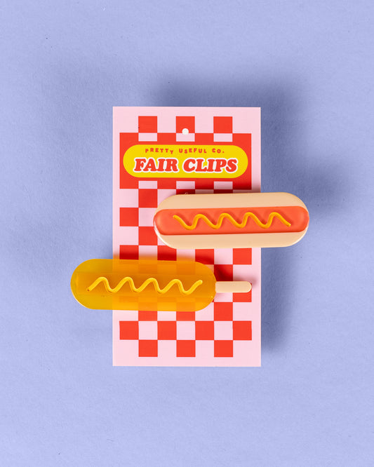 Double Dog Hair Clip Set