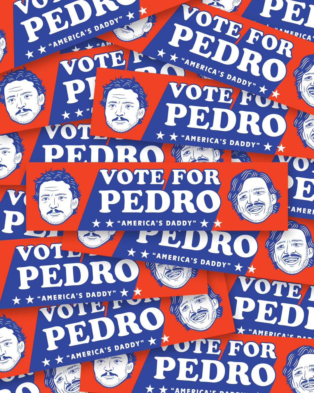 Vote for Pedro Bumper Sticker