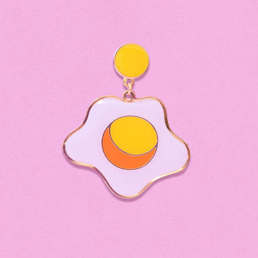 Sunny Side Up Egg Earrings