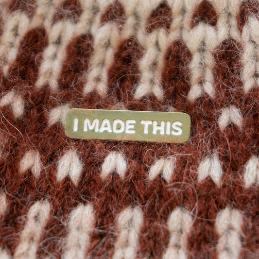 I MADE THIS Enamel Magnetic Badge