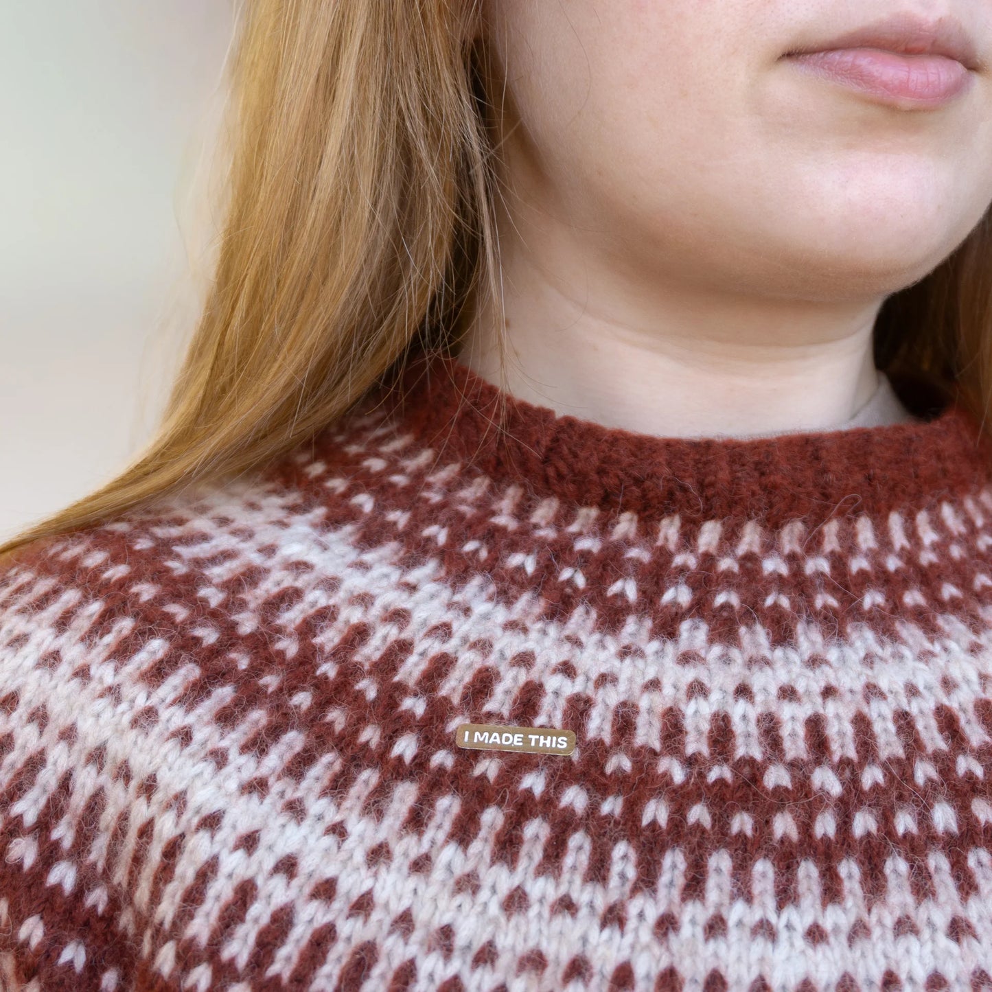 I  MADE THIS Enamel Magnetic Badge