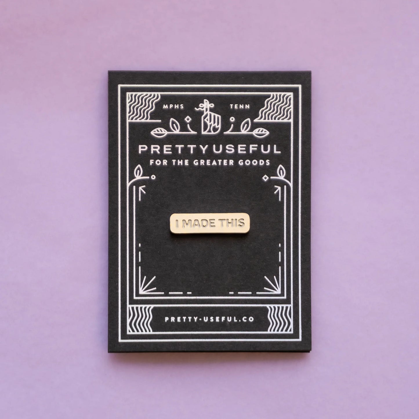 I  MADE THIS Enamel Magnetic Badge