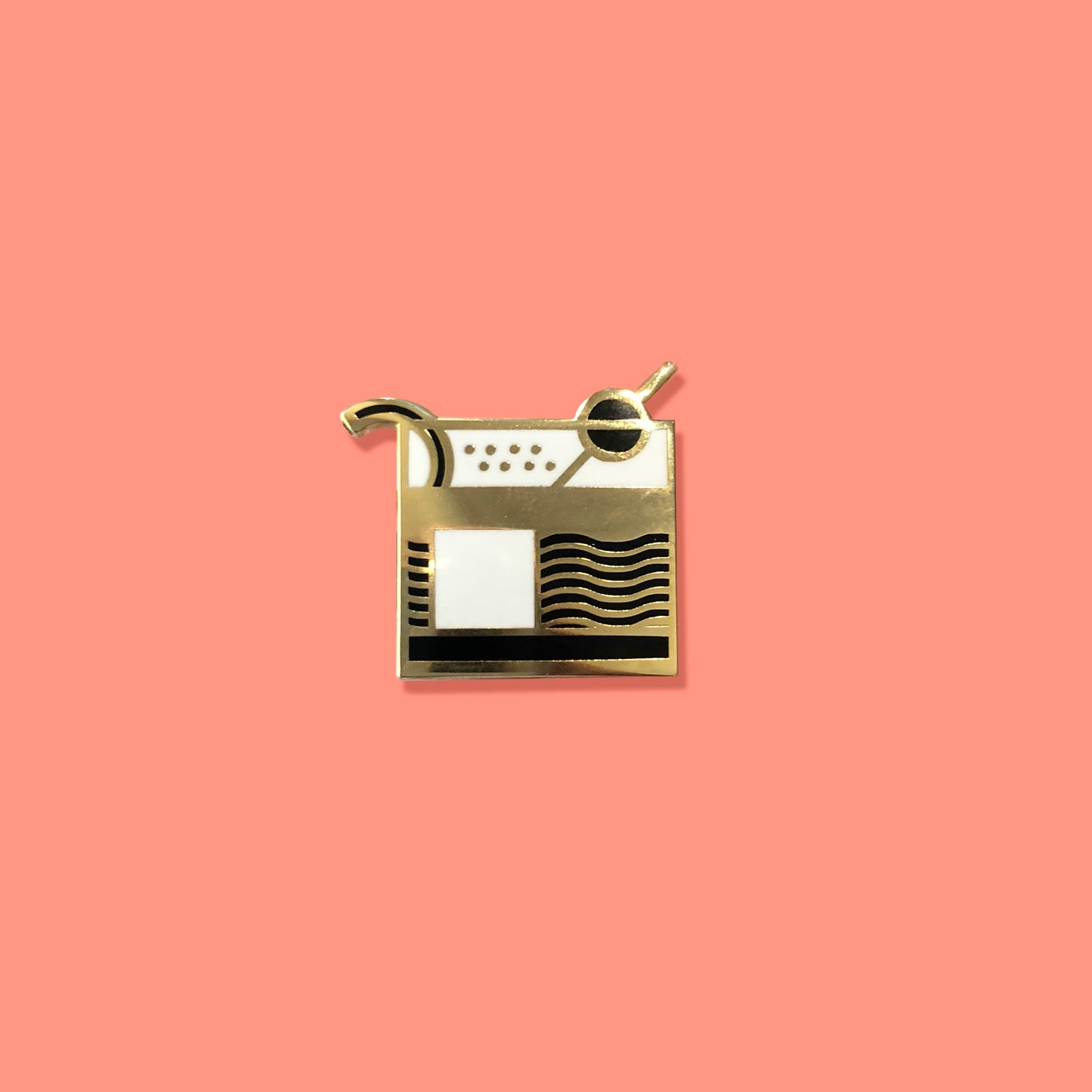 Old Fashioned Cocktail Enamel Pin
