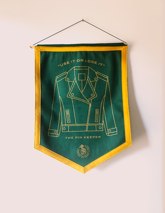 Pin Keeper: Leather Jacket
