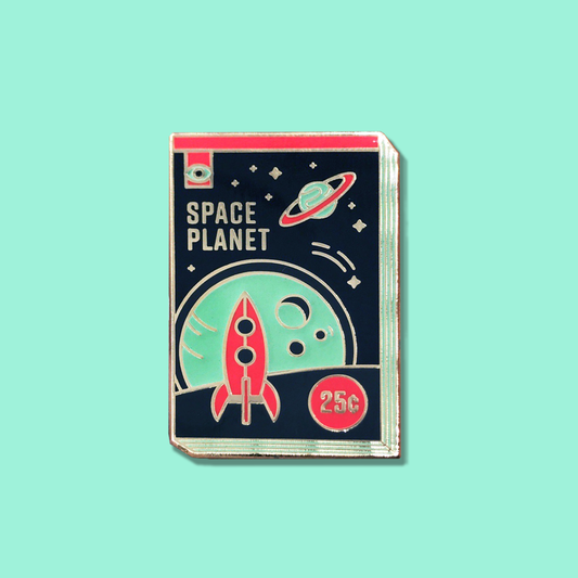 Space Planet Enamel Pin