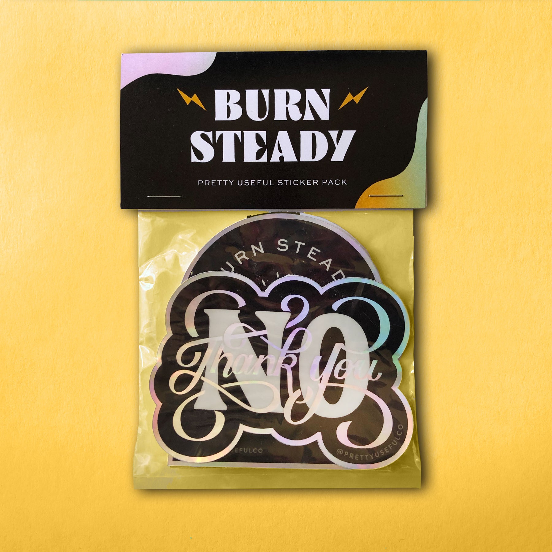Burn Steady Sticker Pack – Pretty Useful Co.