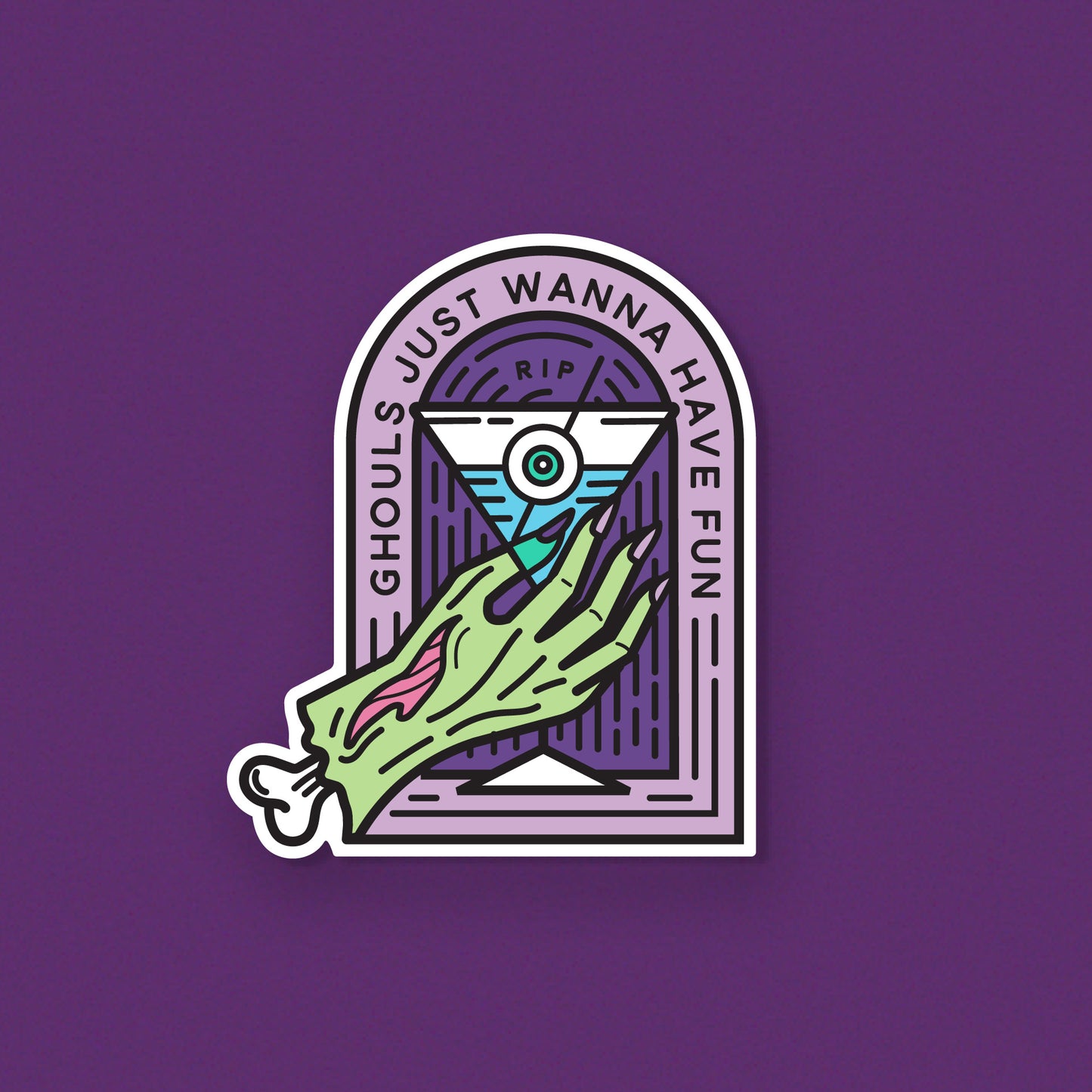 Ghouls Just Wanna Have Fun Sticker